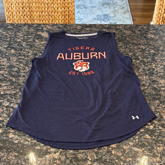 Under Armour Navy Auburn Tigers Tank - Picture 1 of 12